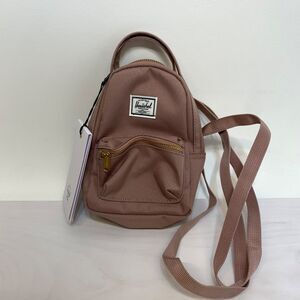 Herschel Nova Crossbody Bag 1.5L Ash Rose  7x5x2" Top Handle Crossbody Strap